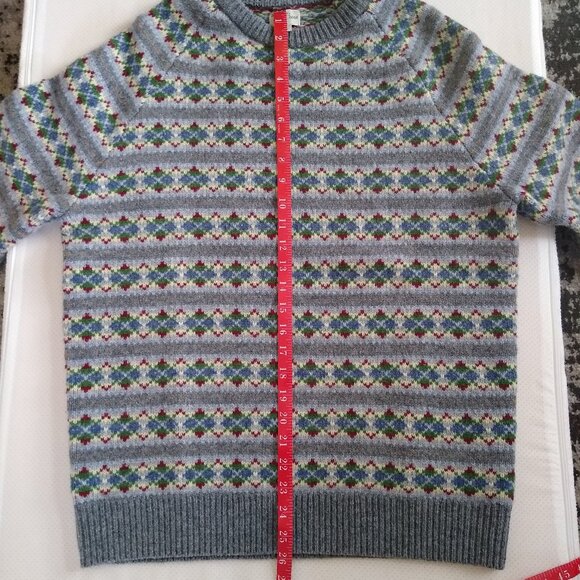 Lambswool Fair Isle Sweater with Argyle - Picture 2 of 7
